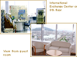 International Exchange Center on 8th floor|View from guest room